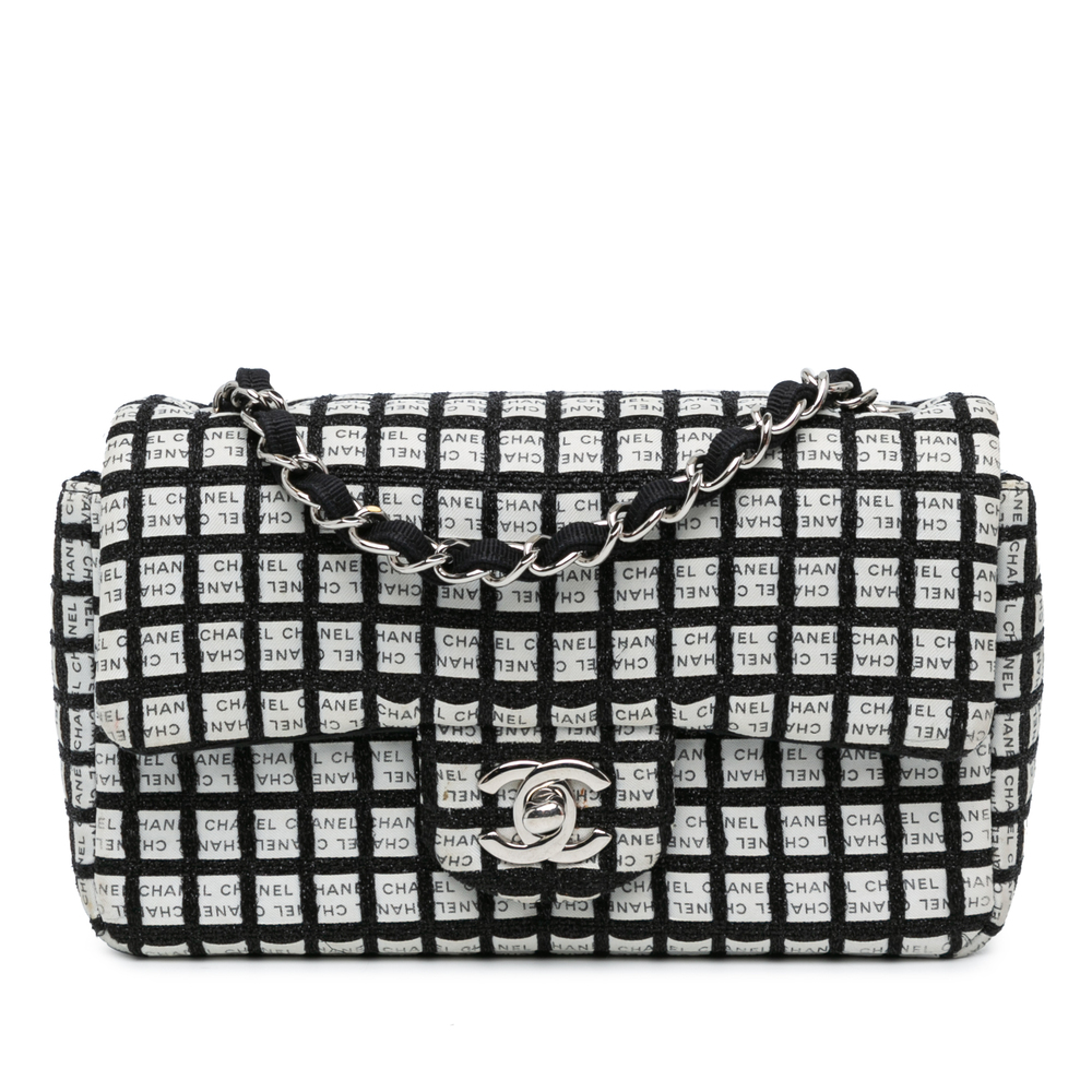 Pre-Loved Chanel Mini Rectangular Classic Ribbon Tweed Single Flap